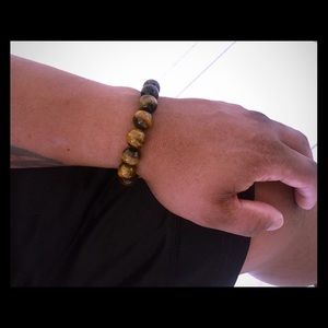 Tiger’s Eye stone gemstone bracelet Unisex